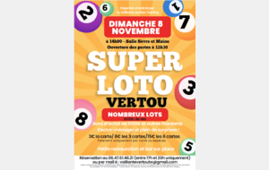 Super Loto Vertou 3500€ de Lots